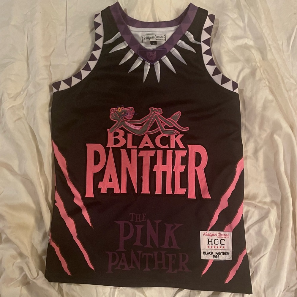 PINK/BLACK PANTHER JERSEY